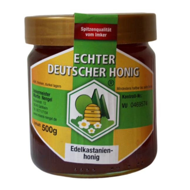 500g Glas Edelkastanienhonig vom Imker