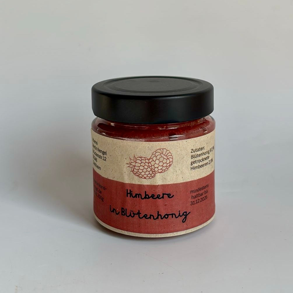 Himbeere in Blütenhonig (250g)