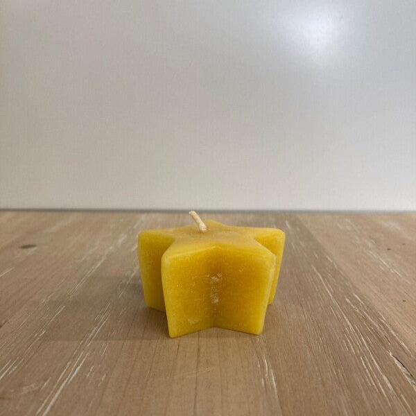 Bienenwachskerze Teelicht Stern